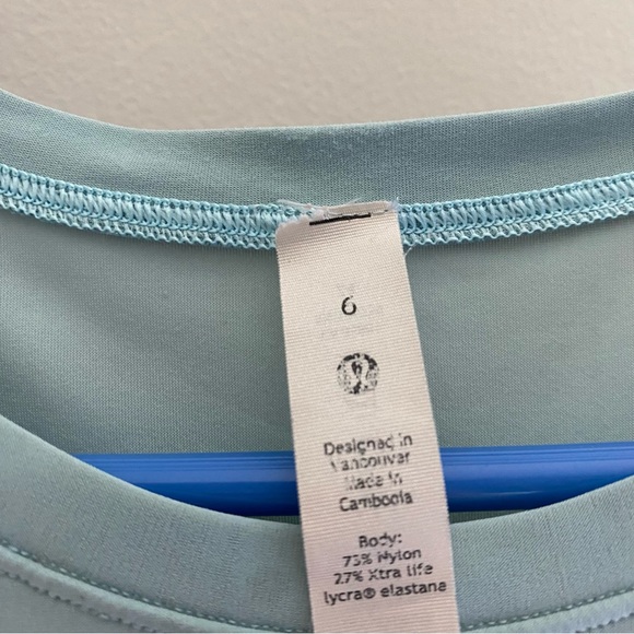 Lululemon Blue Tank Top *BASICALLY NEW* - Picture 2 of 5